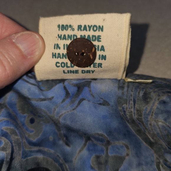 Go Fish, Women's Size Small Elegant Blue Floral Dress - Picture 12 of 12